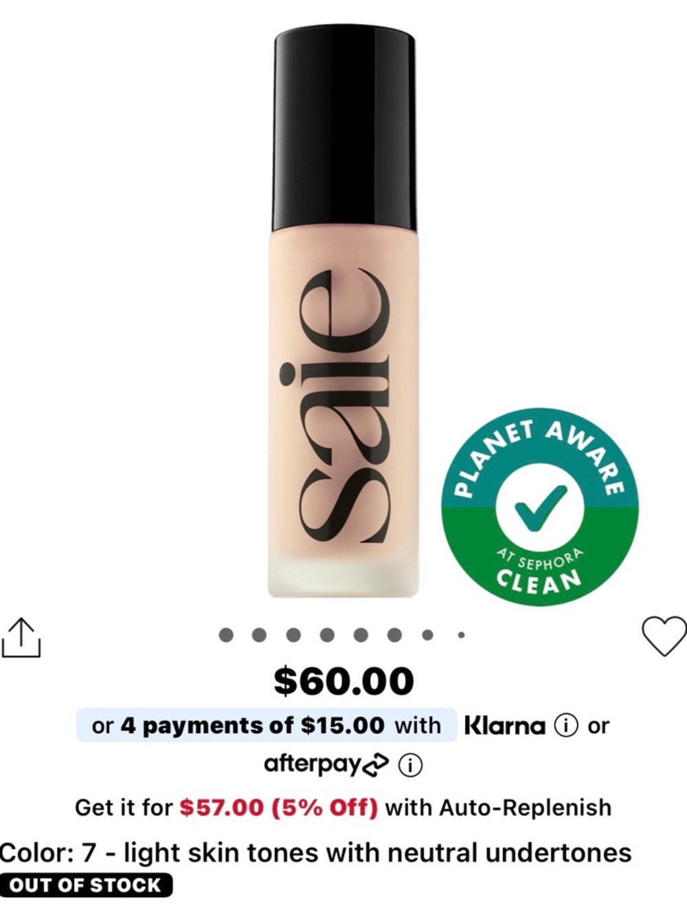 Saie Glowy Super Tint Shade 07